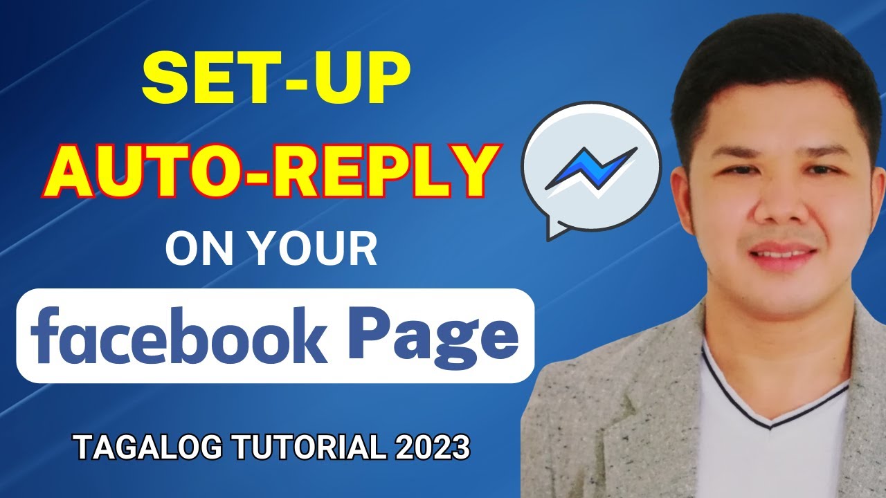 How to SET UP AUTO REPLY on Facebook Page / Step by Step Tagalog Tutorial 2023