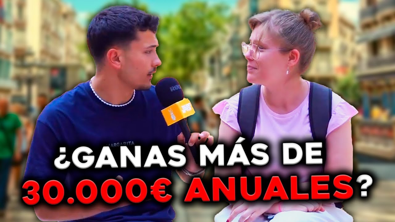 ¿Ganas MÁS de 30.000€ al AÑO? 💸 | Salarios REALES en España 2025