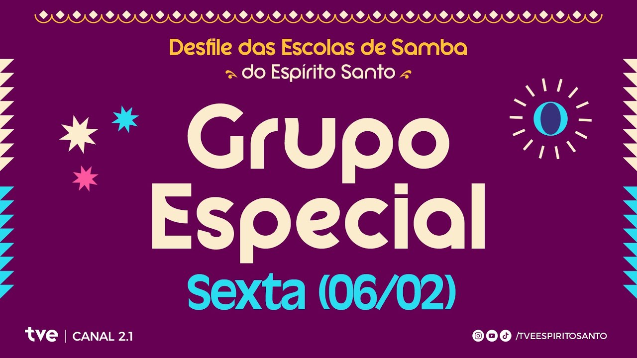 Desfile das Escolas de Samb do ES | Carnaval 2026 | Sexta - Grupo Especial | 06/02/2026 | 22h