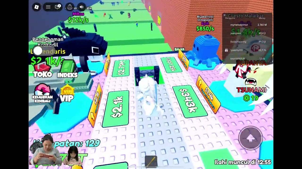 SALLY BAIK BGT KUMPULIN BRAINOT BUAT TANTE IYA DI TENGAH TSUNAMI 😭😭 #roblox 