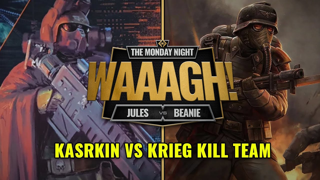 ADVANCE AND SECURE - Kasrkin Vs Krieg Veterans Kill Team Bat Rep!