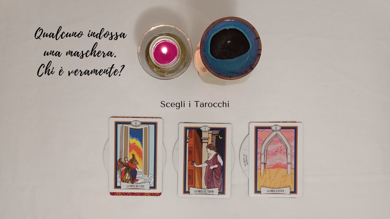 🎭Qualcuno Indossa Una Maschera. Chi È Veramente? 🔮 Scegli i tarocchi