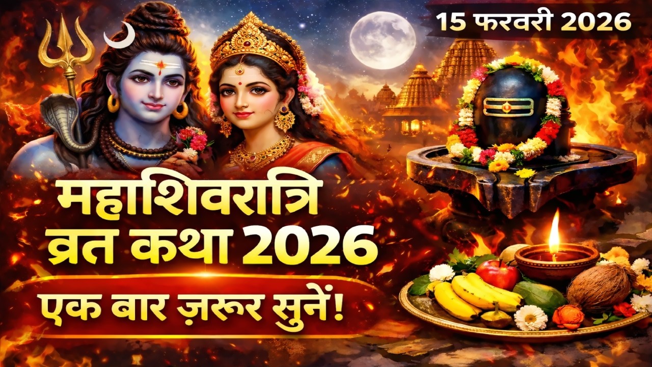 महाशिवरात्रि 2026 की सम्पूर्ण व्रत कथा | आज ही सुनें और पाएँ आशीर्वाद | Mahashivratri Vrat Katha