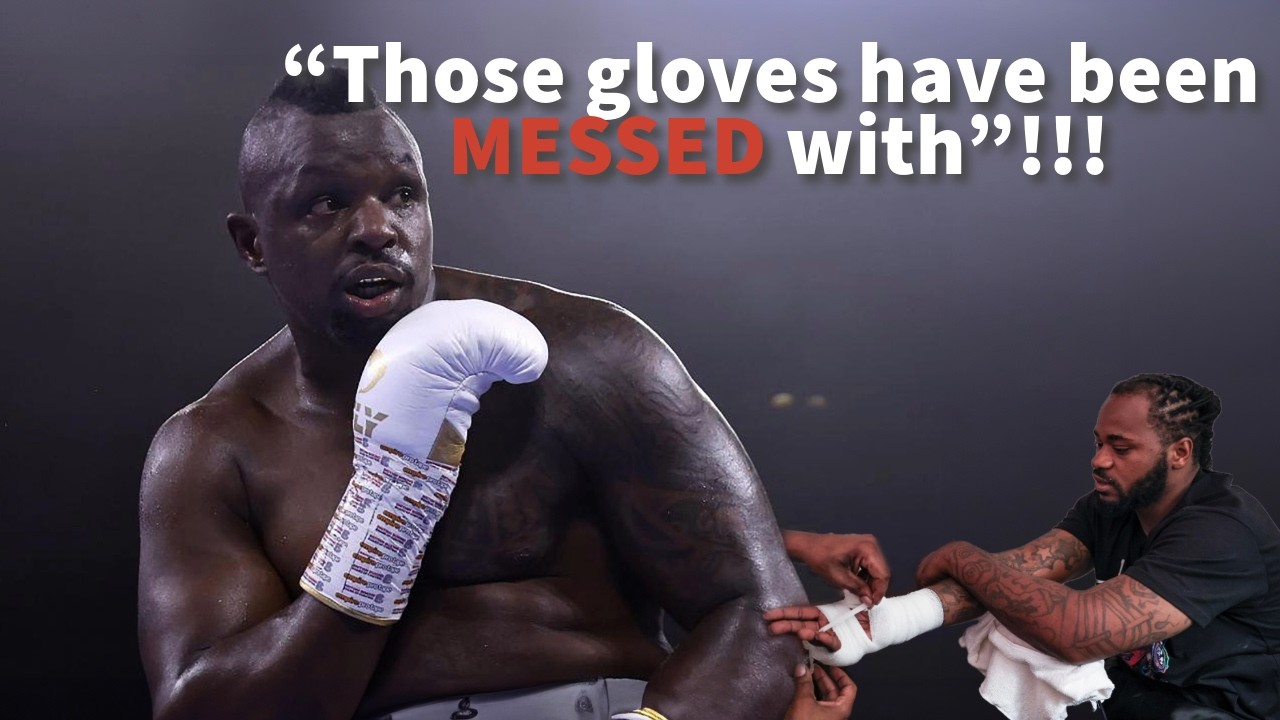 Professional Cutman reacts. Dillan Whyte's team accuse Jermaine Franklin of glove tampering.