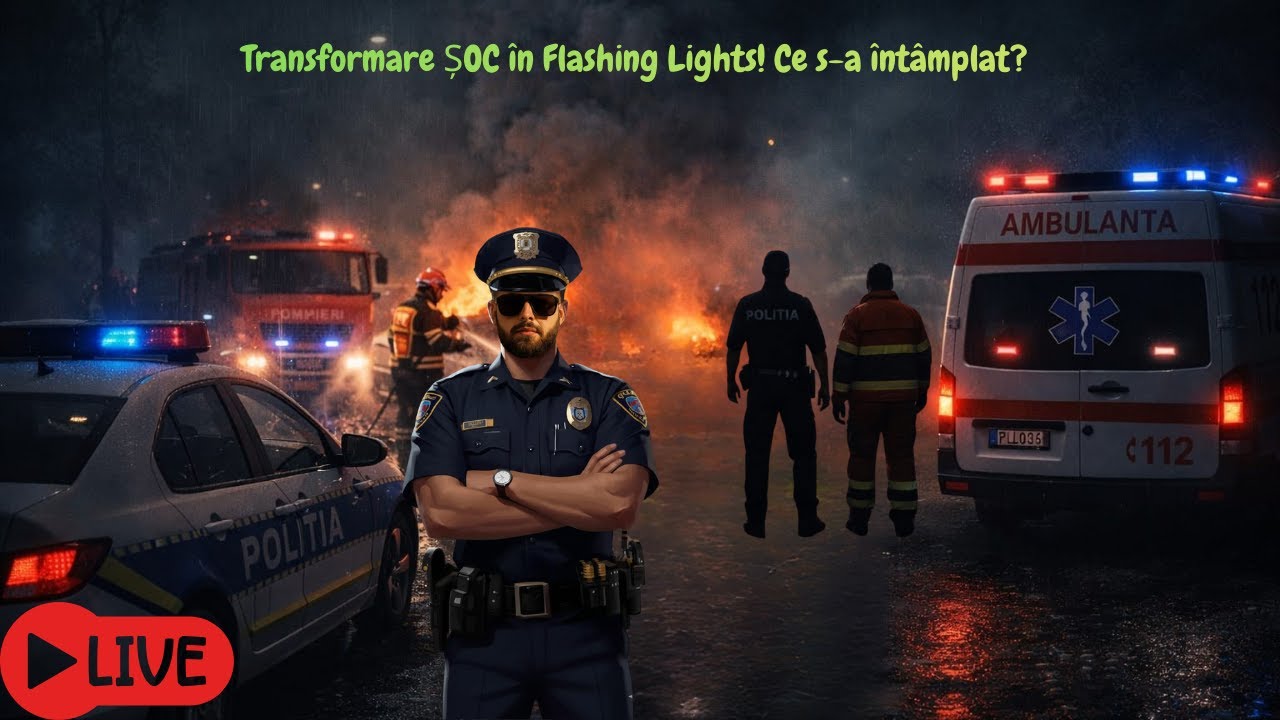 LIVE: Cea mai GREA zi de serviciu! 🚨 Flashing Lights Gameplay RO