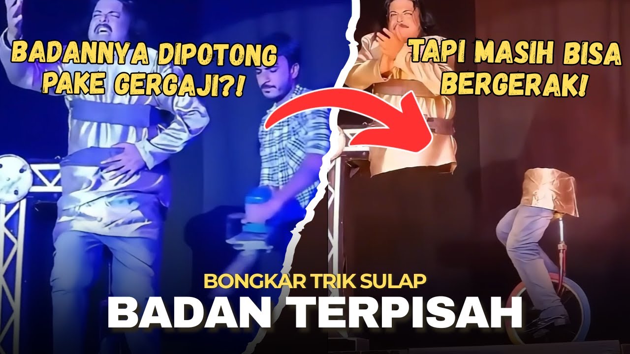 TERBONGKAR! Rahasia Trik Sulap Memisahkan Badan❗❗ Dan Sulap Viral Lainnya!