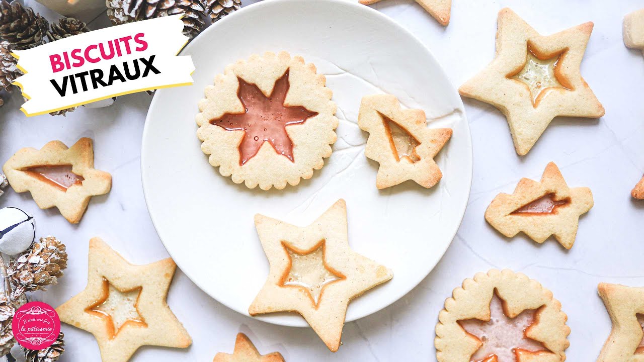RECETTE DES BISCUITS VITRAUX DE NOËL