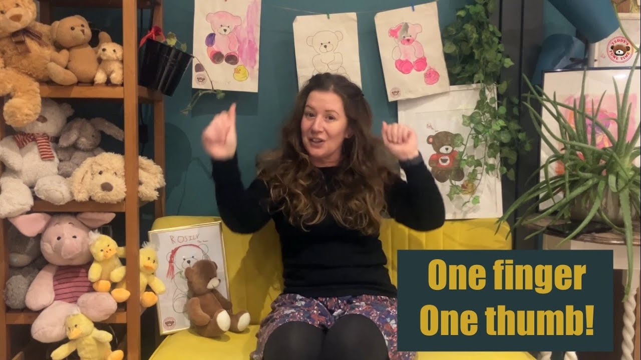 One finger, one thumb, keep moving!  Nursery Rhymes for children to learn English.  Fun action song