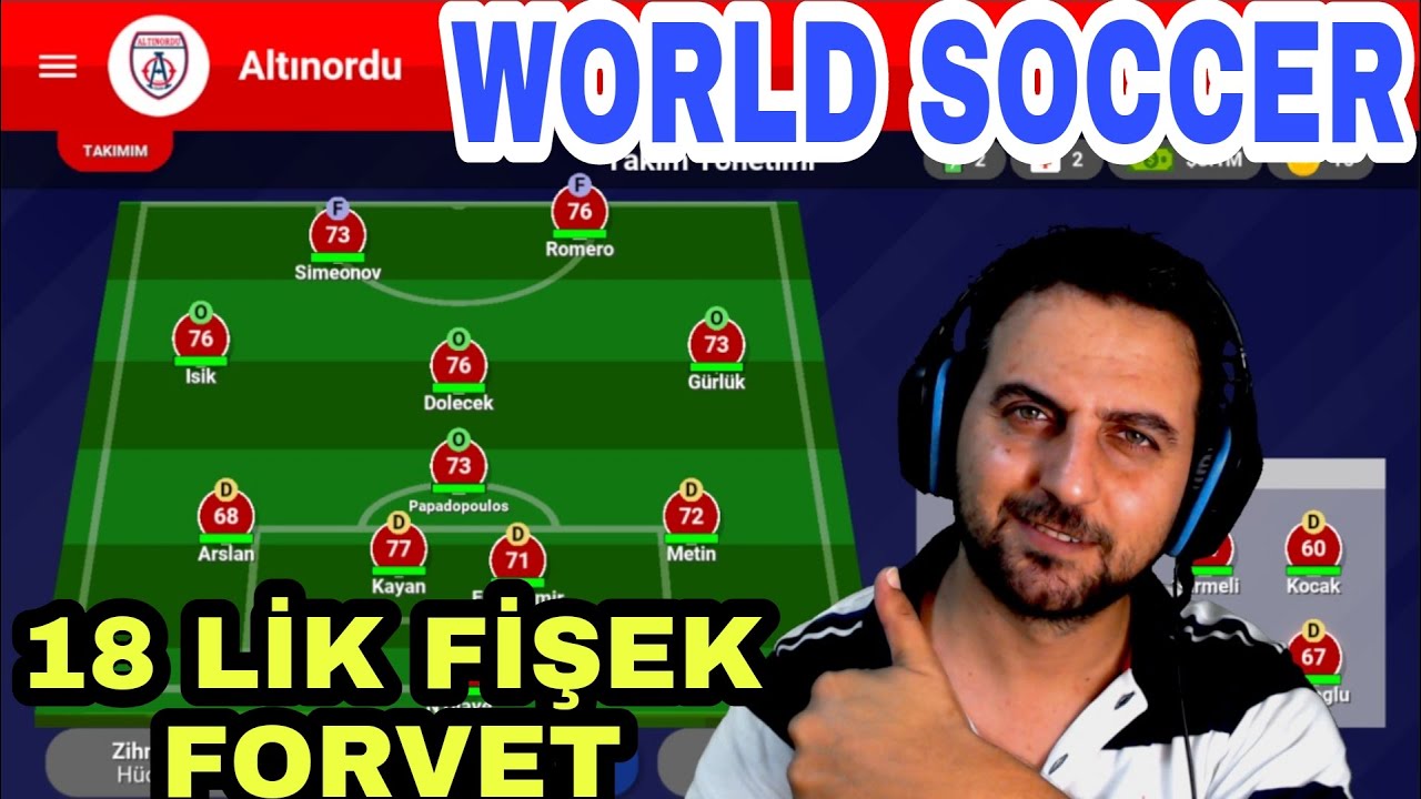 WORLD SOCCER - 18 LİK FORVET DELİ GİBİ GOL ATIYOR