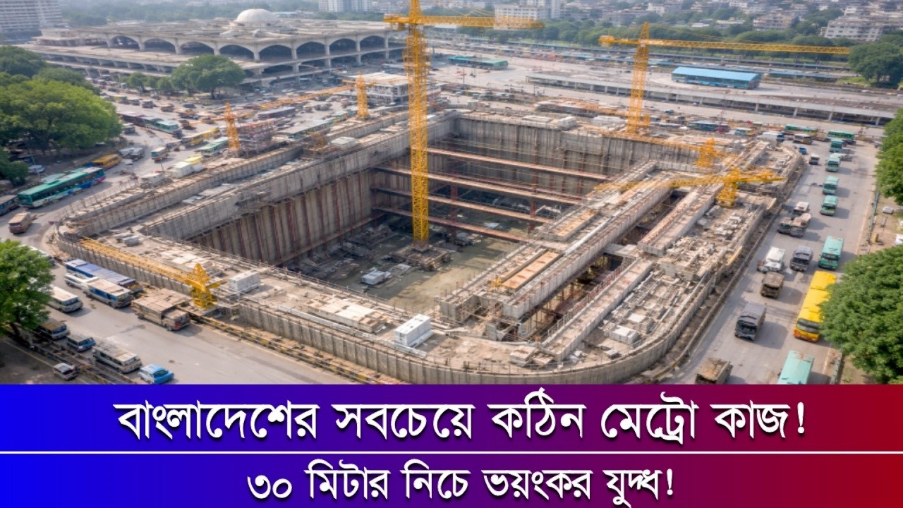 The Logistics of Constructing Dhaka First Deepest Underground Metro Interchanges and Stations