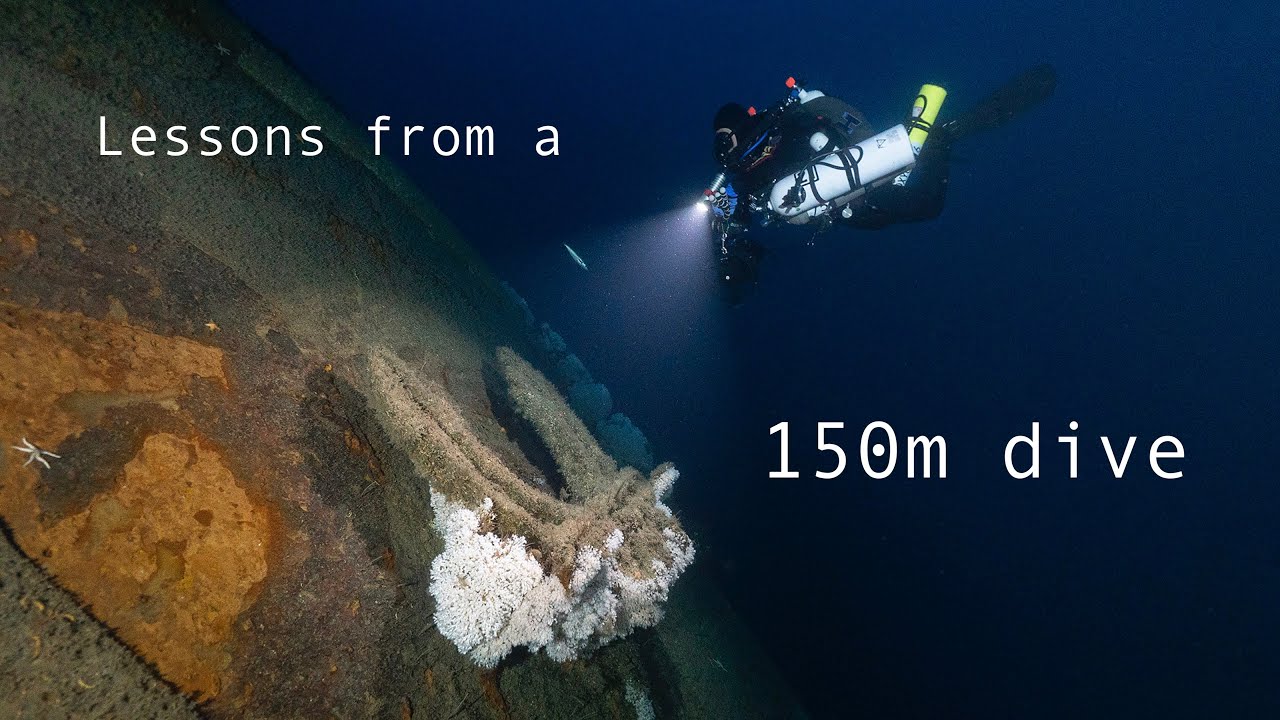 Lessons learned on a 150m dive
