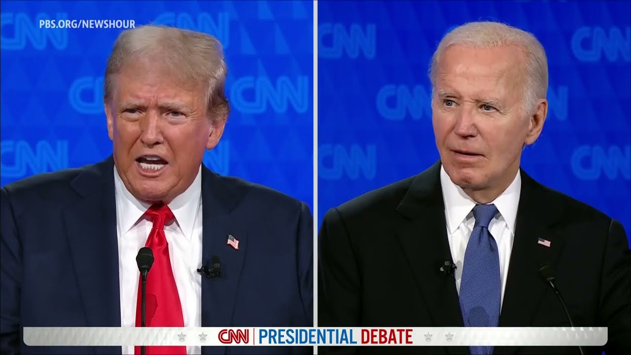WATCH: Trump defends himself against felony conviction | CNN Presidential Debate