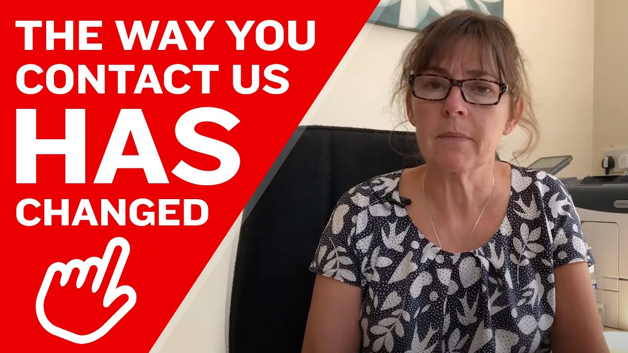 The way to contact us has now changed