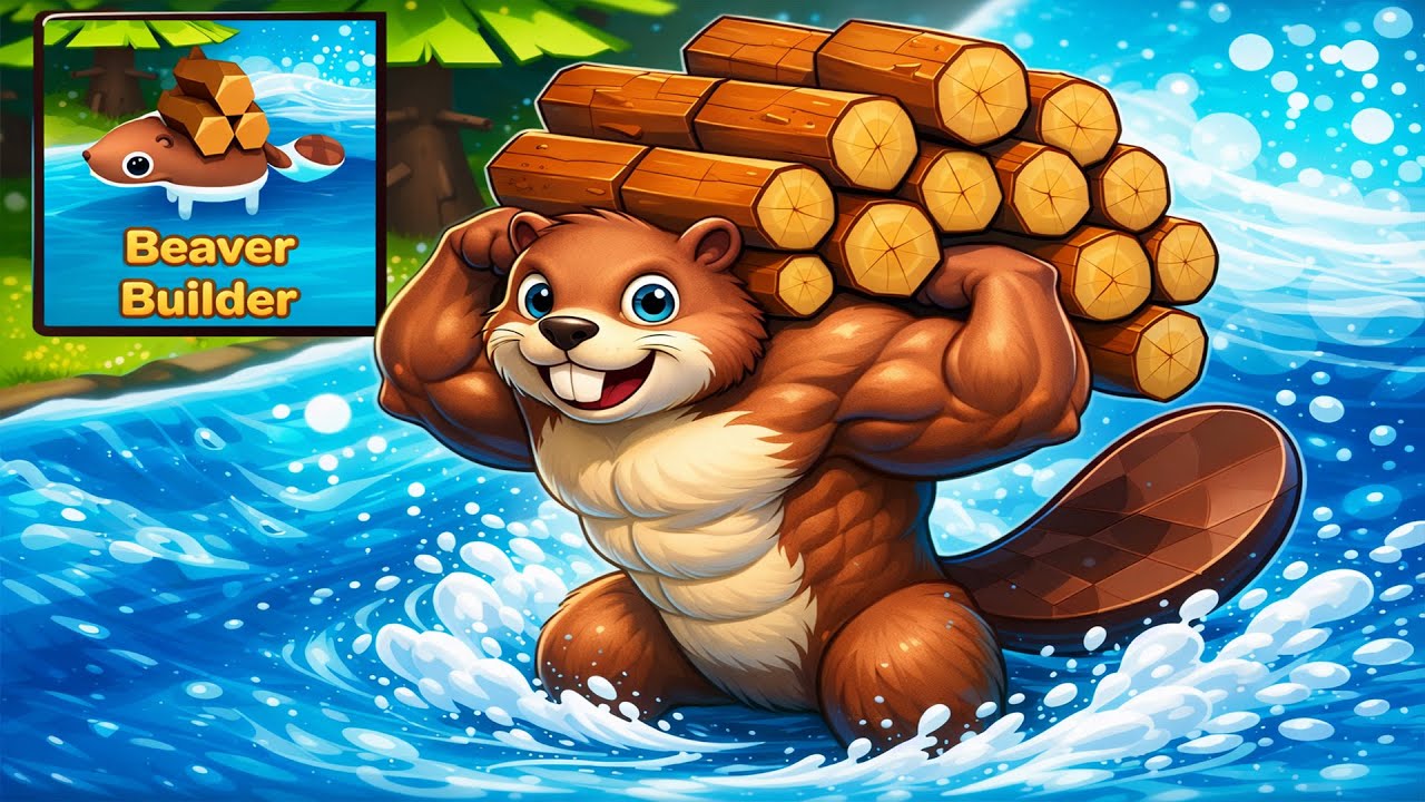 🦫Beaver Builder Gameplay Walkthrough Part 1 – Building, Collecting & Progress (Android,iOS)