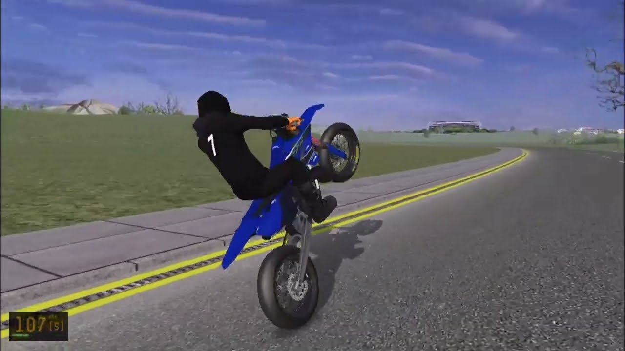 Yz 250 2t wheelie training pt 2