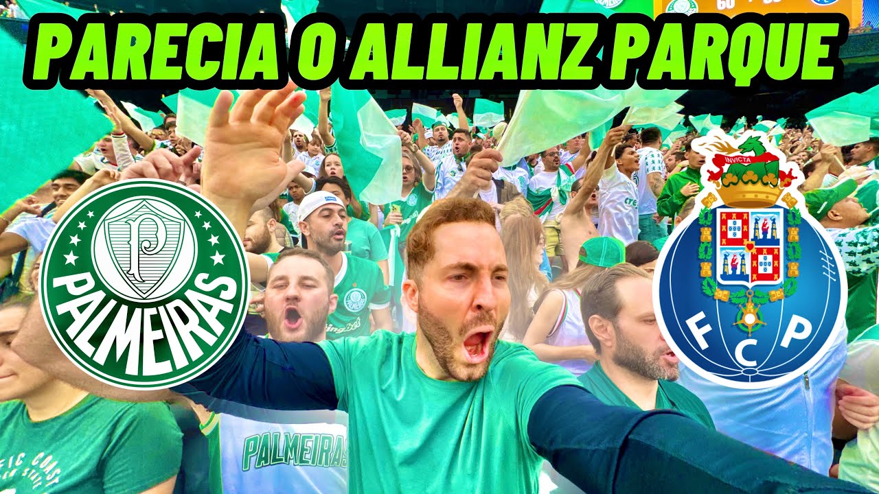 FESTA HISTÓRICA DA TORCIDA DO PALMEIRAS NO MUNDIAL DOS EUA/ Palmeiras 0 x 0 Porto