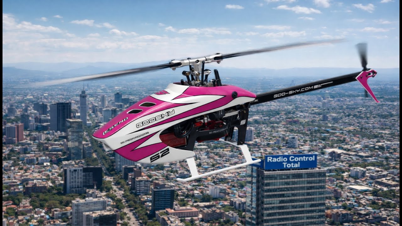 Encendiendo El Helicóptero Goosky S2 Max