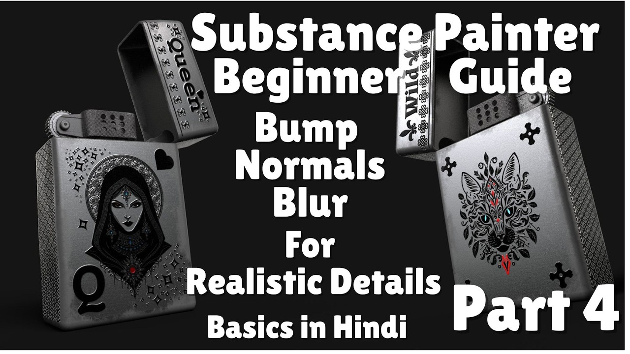 Mastering Height & Blur  for Realistic Details in Substance Painter  Beginner Guide  Part 4 #texture
