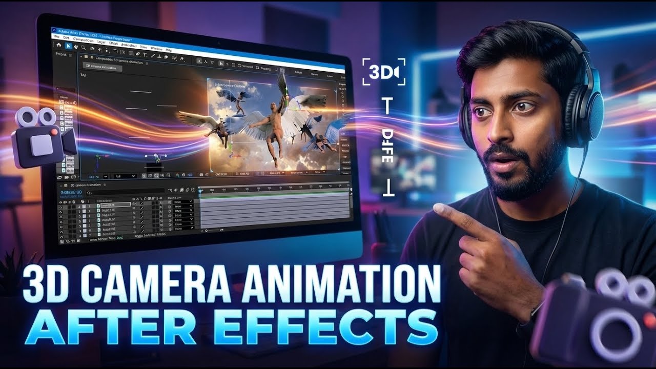 After Effects 3D Camera Animation Tutorial | Simple Step-by-Step for Beginners