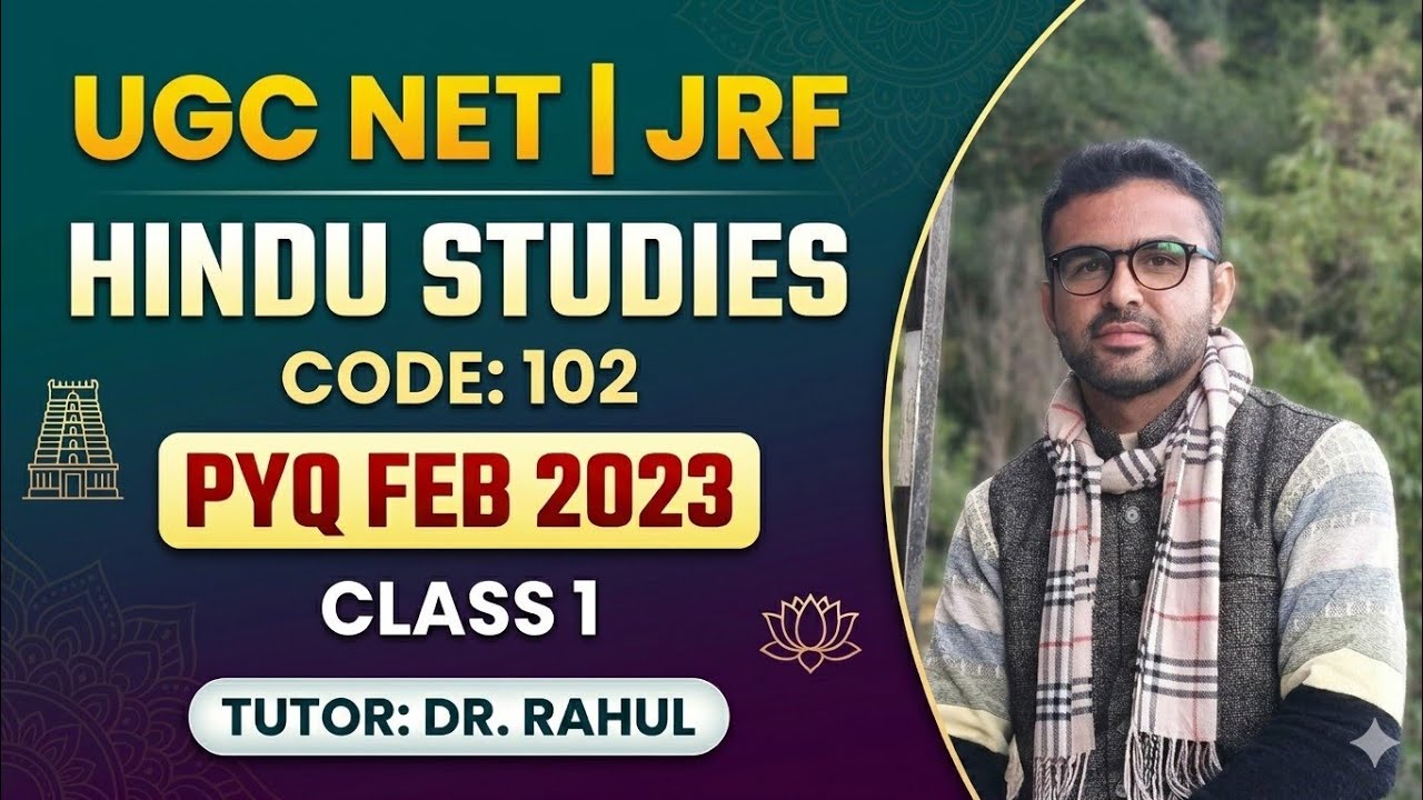 UGC net HINDU STUDIES Pyq. Ugc net june 2026. HINDU studies.  Indian Knowledge System. #ugcnet #iks