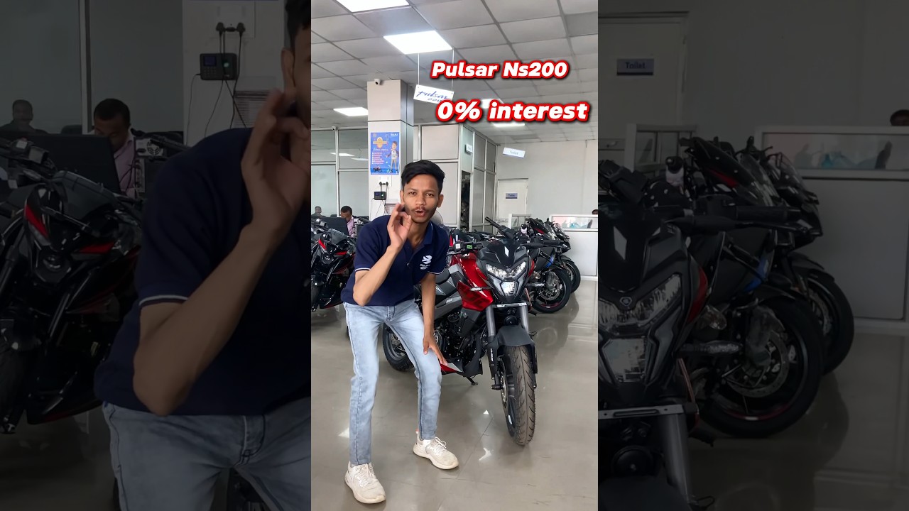 0% Interest Ns200 Finance Skim😱|Pulsar Ns200 | #ns200 #pulsar #shorts #youtubeshorts #viralshort ￼
