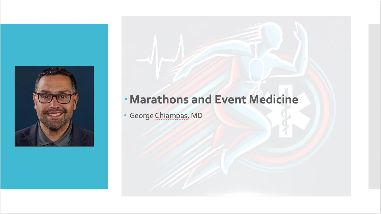 2026 EM | SM Conference Talk: Marathon & Event Medicine - George Chiampas