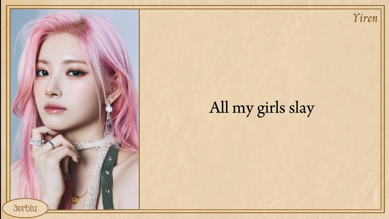 EVERGLOW 'SLAY' Easy Lyrics