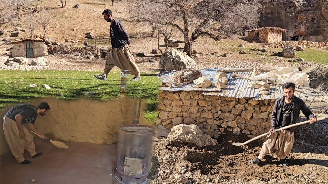 Daily life of the Asuna family, cleaning the house by the Khersan River