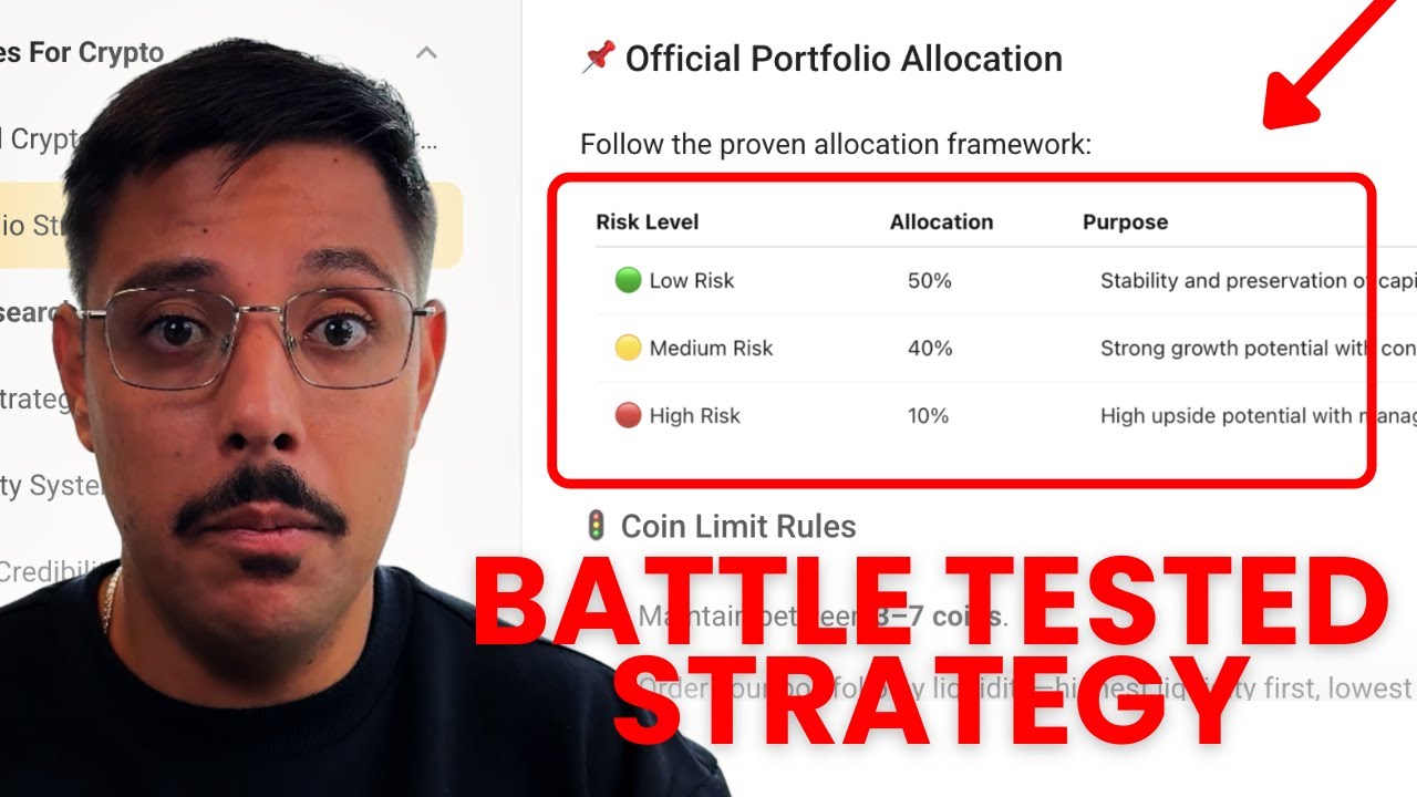 No Fluff: How to Build a Winning Crypto Portfolio (Strategy for Beginners 2025)
