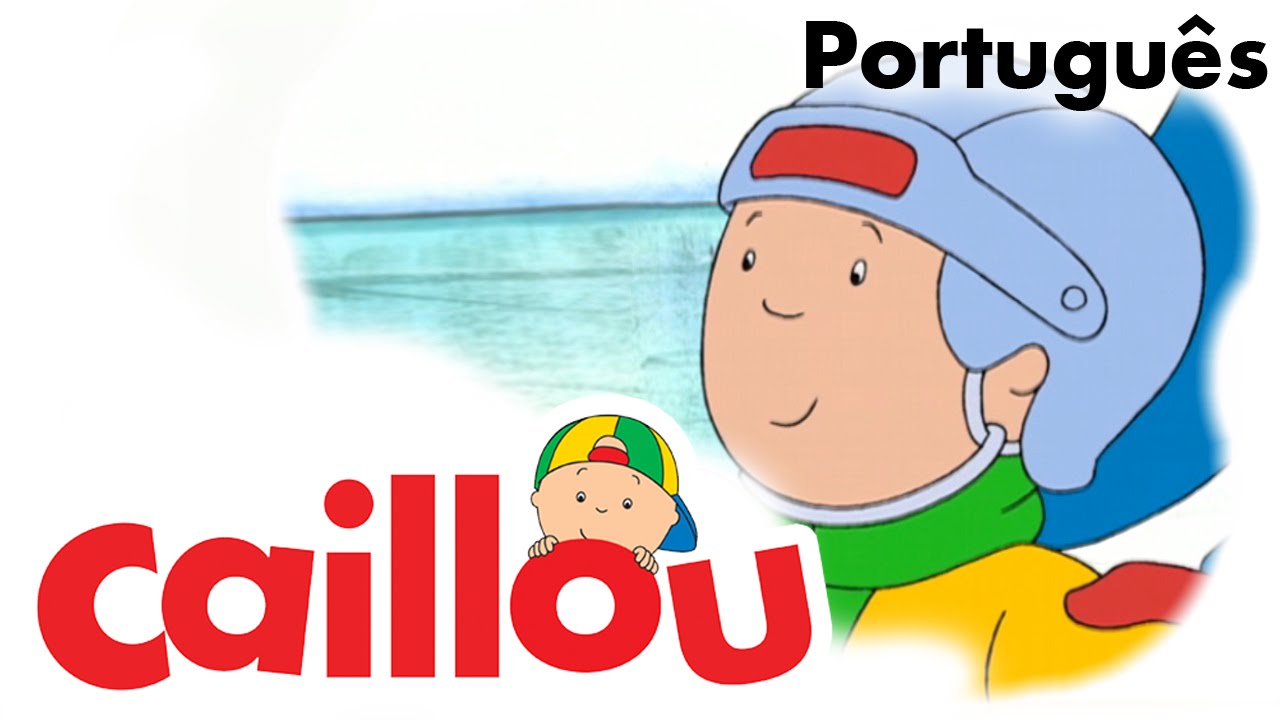 CAILLOU PORTUGUÊS - Caillou aprende a patinar (S01E37)