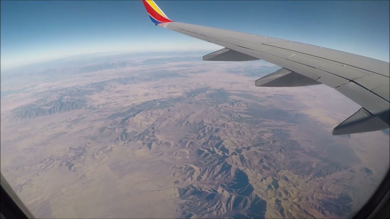 Southwest Airlines - Full Flight POV: Salt Lake City, UT (SLC) to Phoenix, AZ (PHX)