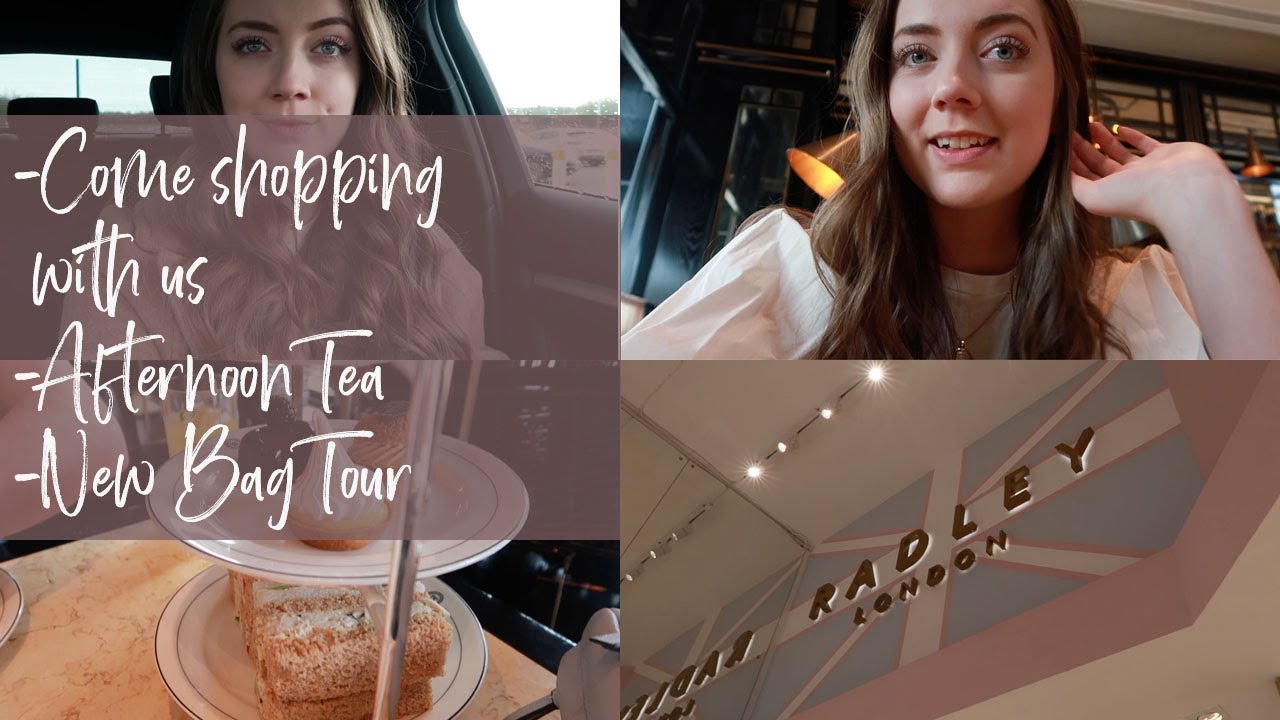 Radley London shopping experience at Bicester village | Afternoon Tea | New Bag 'Tour'