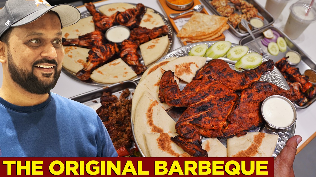 Bihari Burger aur Tangri Platter at The Original BBQ | Seekh Dog, Farooj Tikka Boti | Pakistani Food