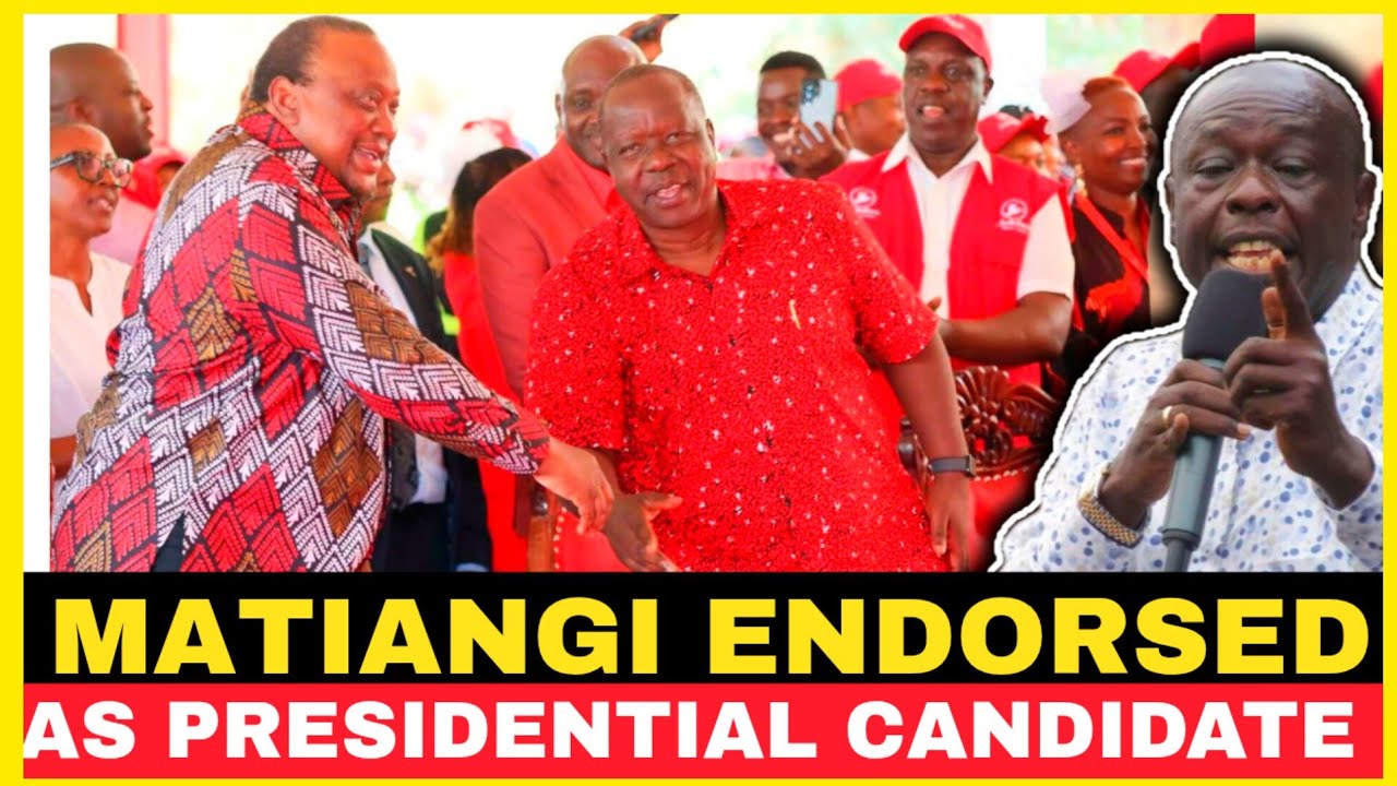 UHURU KENYATTA ENDORSED MATIANGI ENDORSED AS PRESIDENTIAL CANDIDATE 2027 
