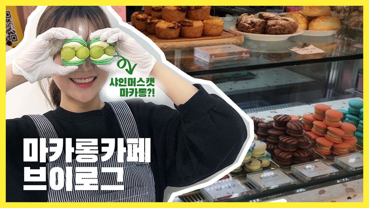 [ENG] 마카롱 만드는 팔레트디저트 하루 함께하기💞 (생딸기초코마카롱,복숭아요거트마카롱,샤인머스캣마카롱)