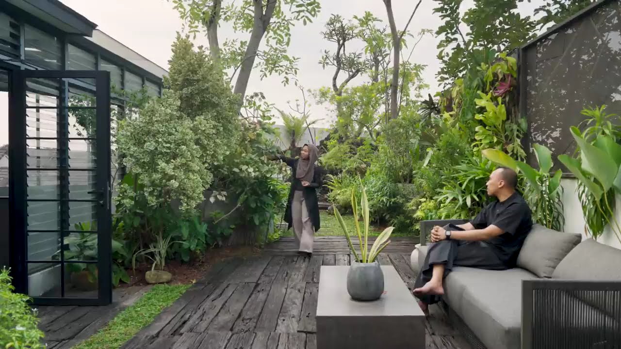 Taman Dalam Rumah! Nyaman Adem#rumahidaman