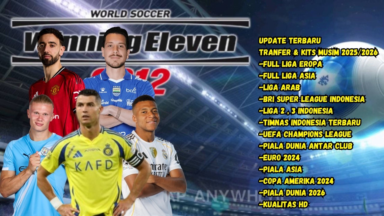 GILA!! Winning Eleven 2026 Terlengkap 🔥 Semua Liga Resmi + Tim Asli 2026