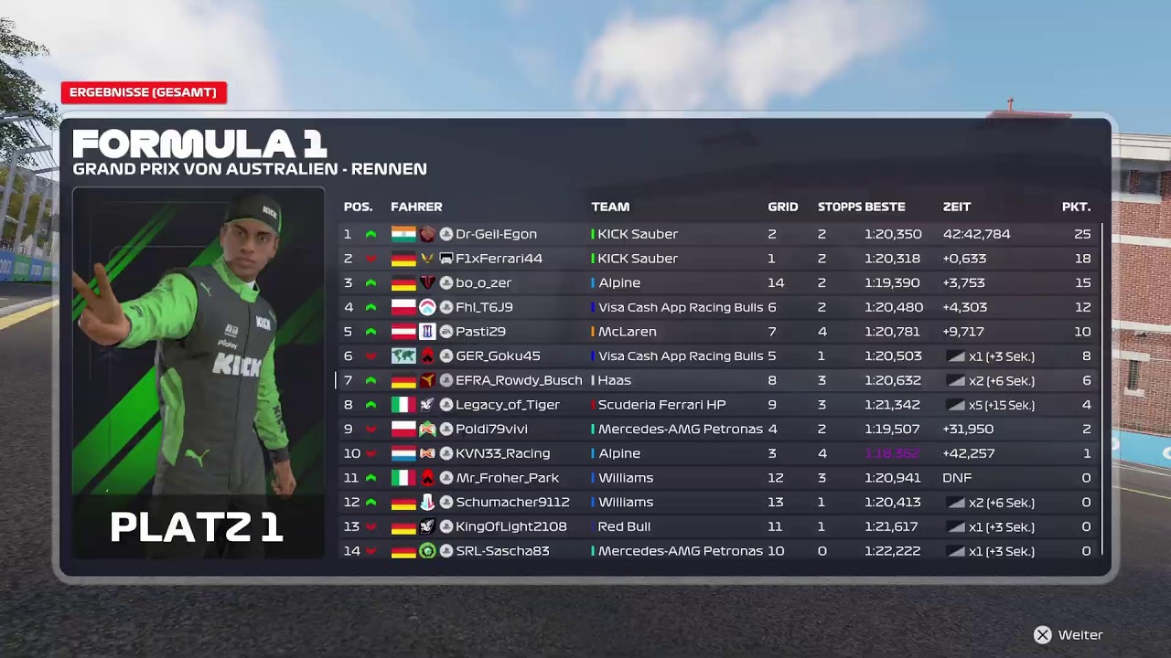 REL Realistisch 50% Saisonrennen 3 Albert Park Circuit (Australien)🇦🇺