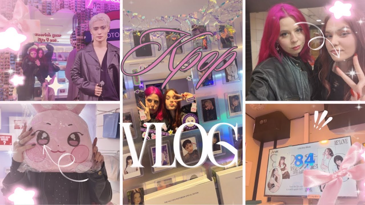 Ultimate kpop vlog 🎀 karaoke kpop album shopping pc unboxing and more 