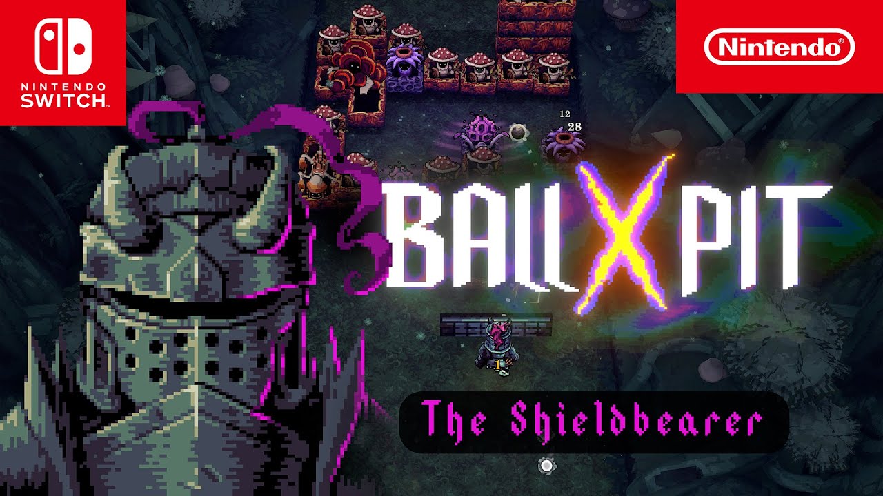 BALL x PIT &ndash; The Shieldbearer Gameplay Trailer &ndash; Nintendo Switch