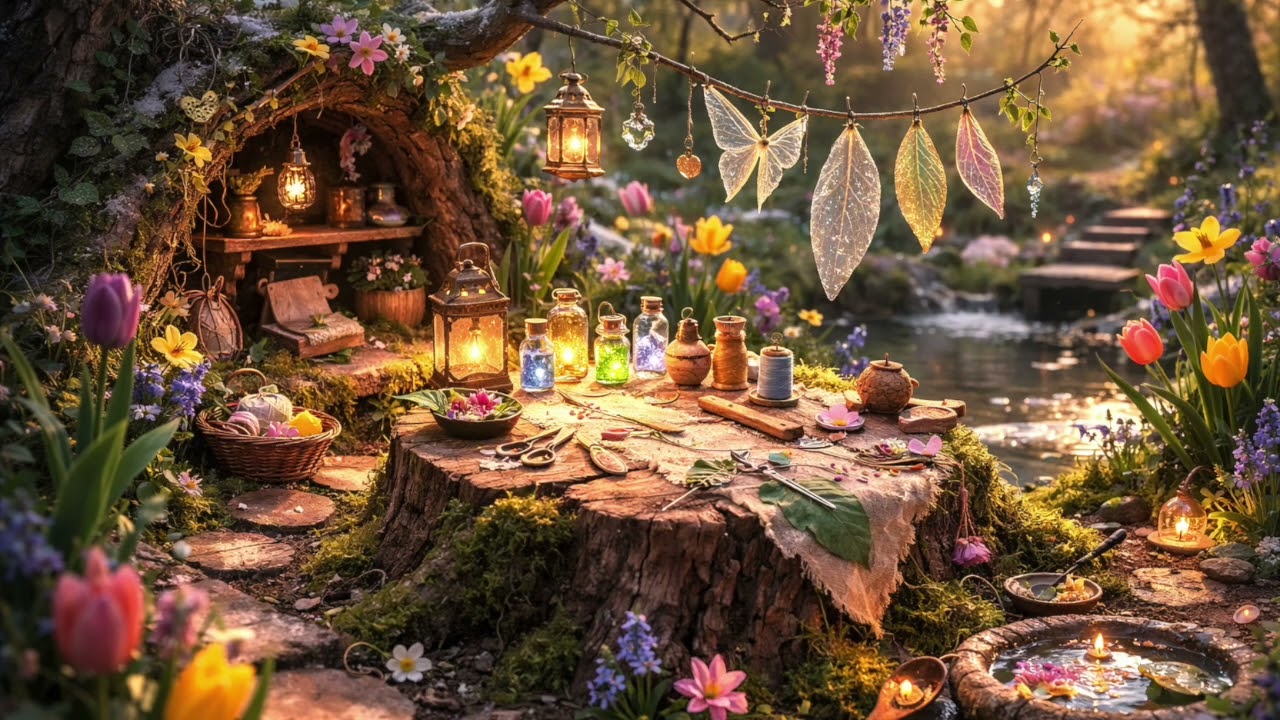 ✨ Fairy Kingdom Springtime Ambience🦋🌷