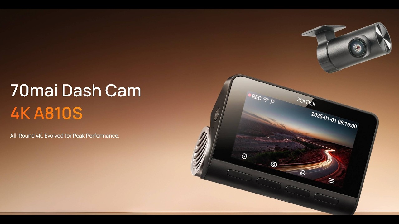 70mai Dash Cam 4K A810S Unboxing