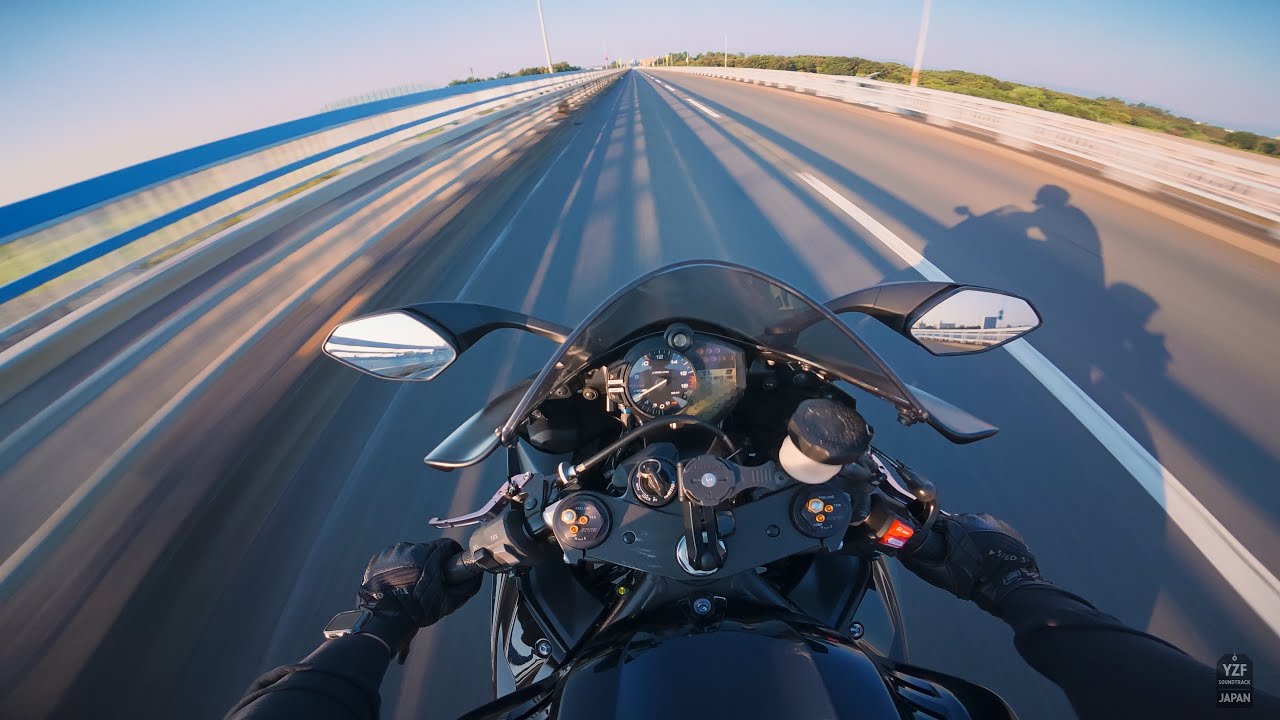 [4K]YAMAHA R6 exhaust sound | 5am on a Sunday