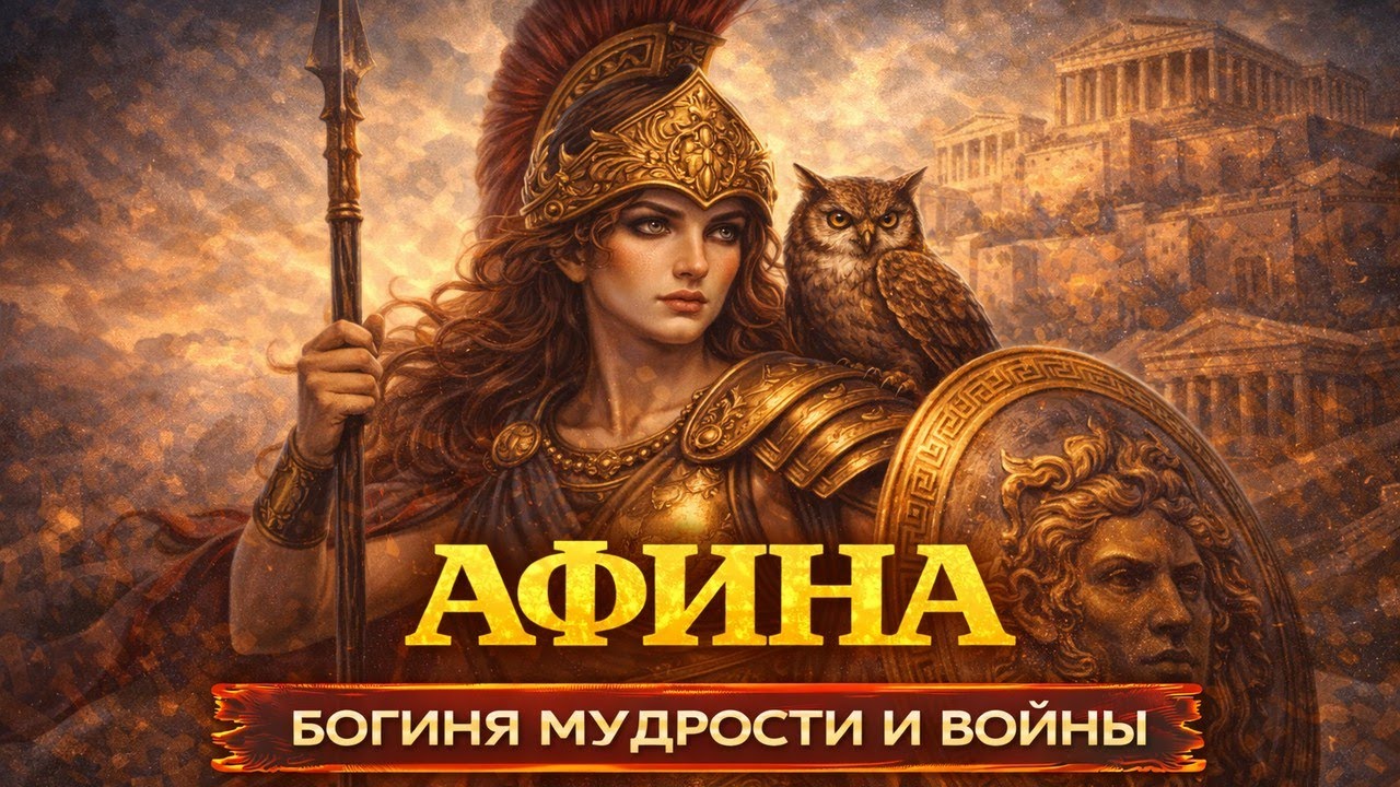 🦉 АФИНА — богиня мудрости и холодного расчёта | Древнегреческий миф