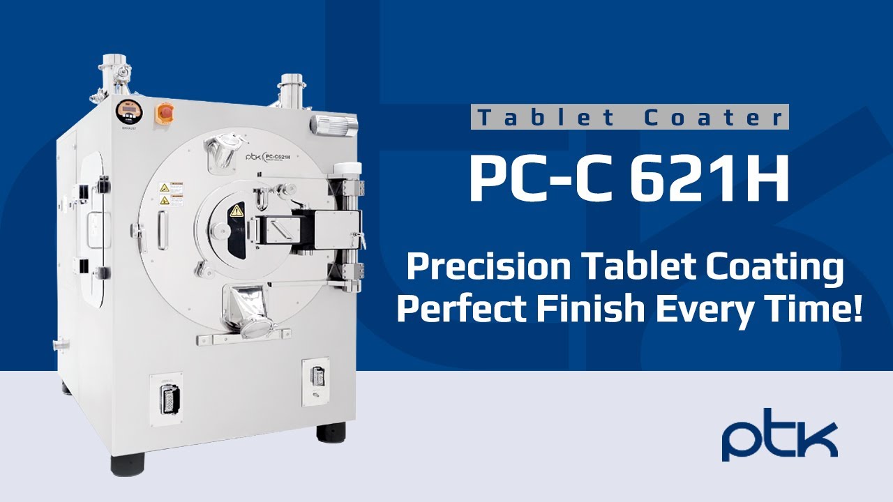 PTK High Containment Tablet Coater PC-C621H | Advanced Film & Sugar Coating System