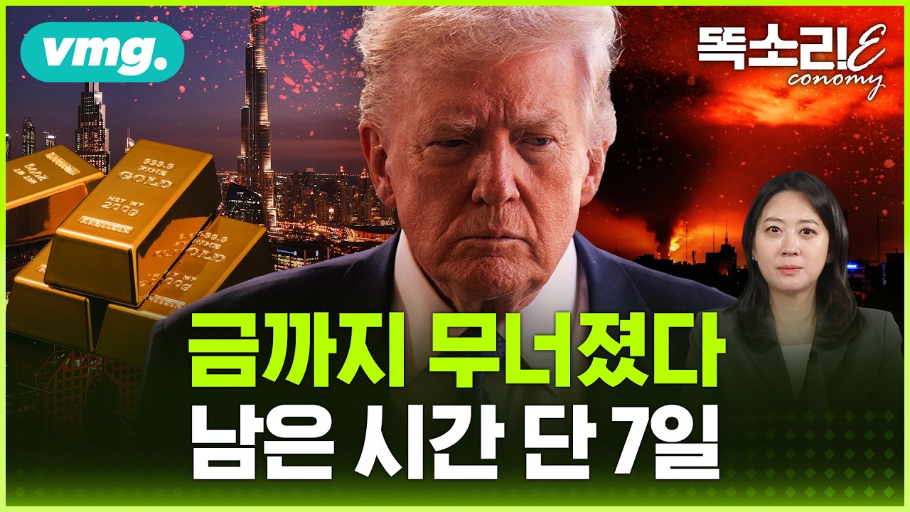 금도, 반도체도, 환율도 무너진다&hellip; 트럼프의 이란전쟁, '강달러 함정' 빠졌다 / 똑소리E / 비디오머그