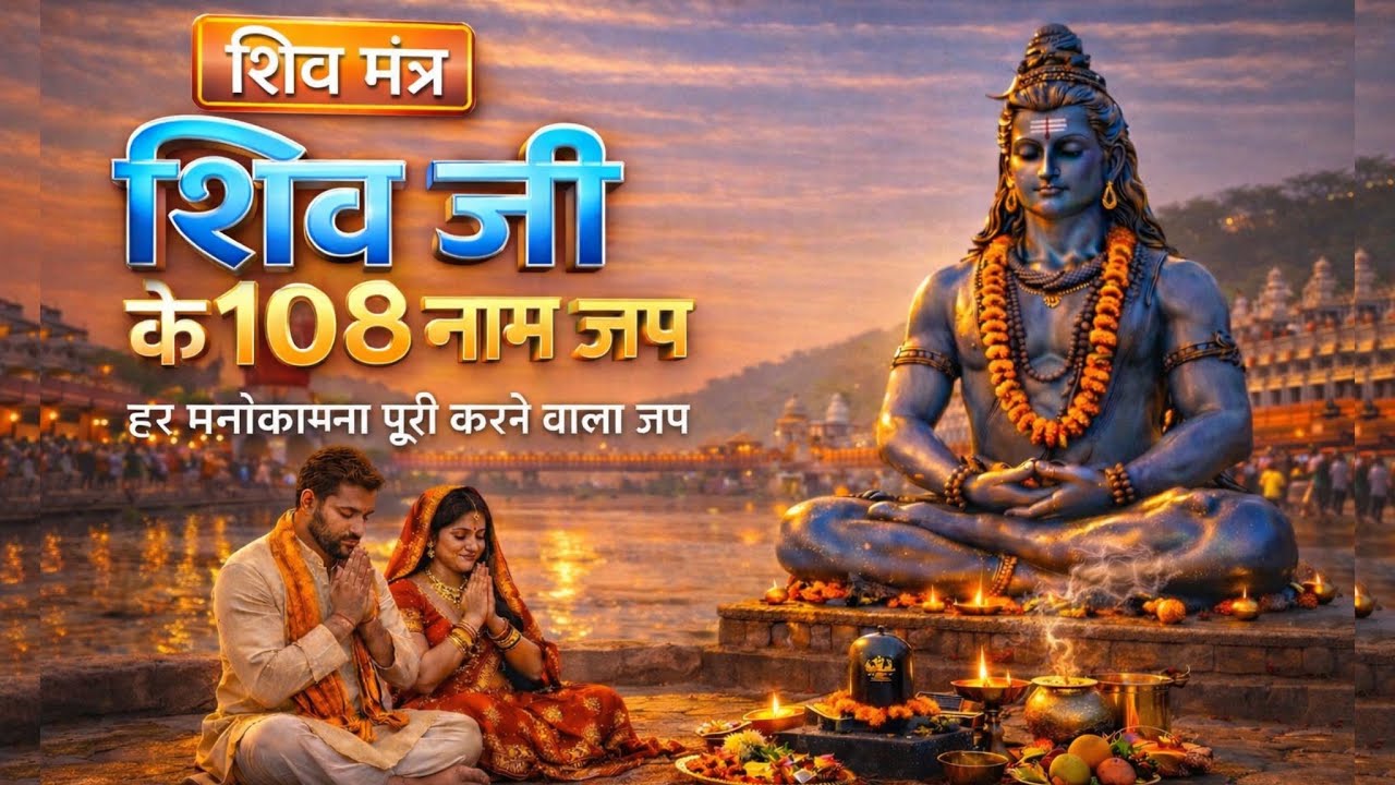 शिव जी के 108 नाम | Shiv Ke 108 naam | Shiv Mantra | हर मनोकामना पूरी करने वाला | शिव मंत्र |