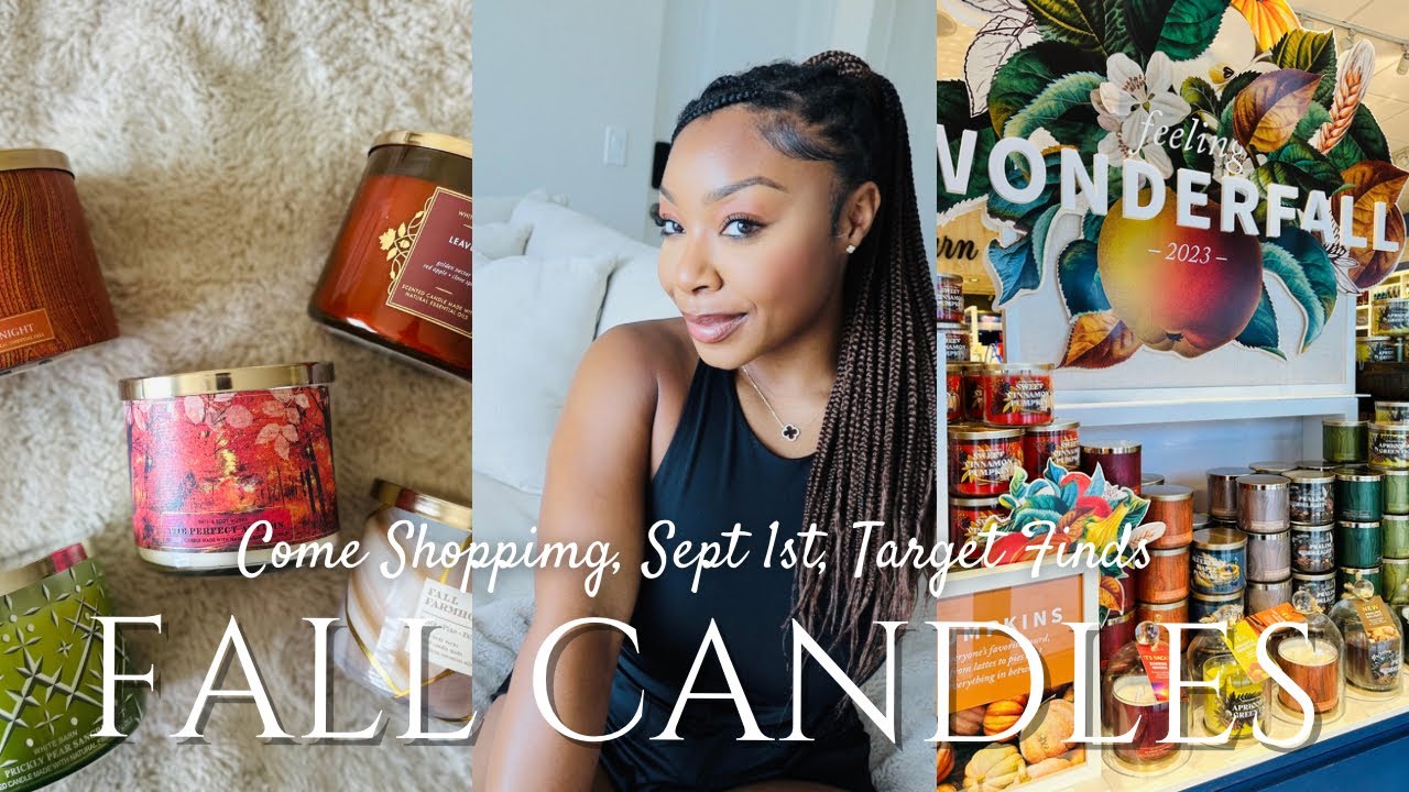 BATH & BODY WORKS FALL HAUL : Get Cozy with Me: Fall Candle Shopping, Target, & Car Chats  2023