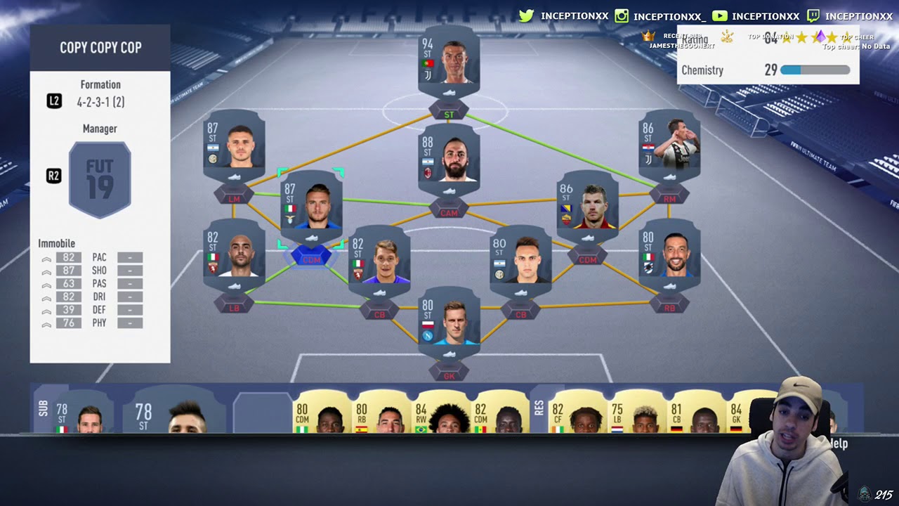BEST SERIE A STRIKERS IN FIFA 19 ULTIMATE TEAM