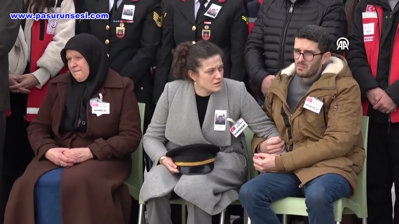 Isparta'da helikopter kazasında şehit olan Teğmen Dağlı'nın cenazesi Amasya'ya getirildi